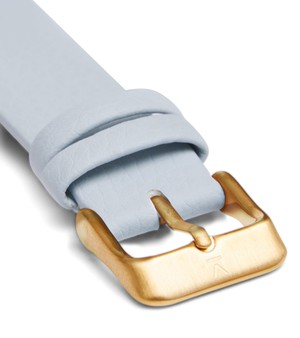 Light blue with brushed gold buckle | 18mm from Votch