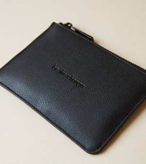 AppleSkin All Black Card Holder | Classic Essentials from Votch