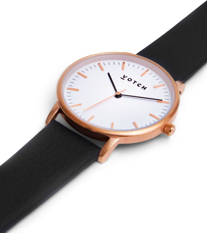 Rose Gold & Black Watch | Moment from Votch