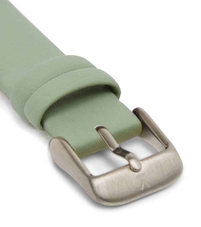 Sage with brushed silver buckle | 16mm from Votch