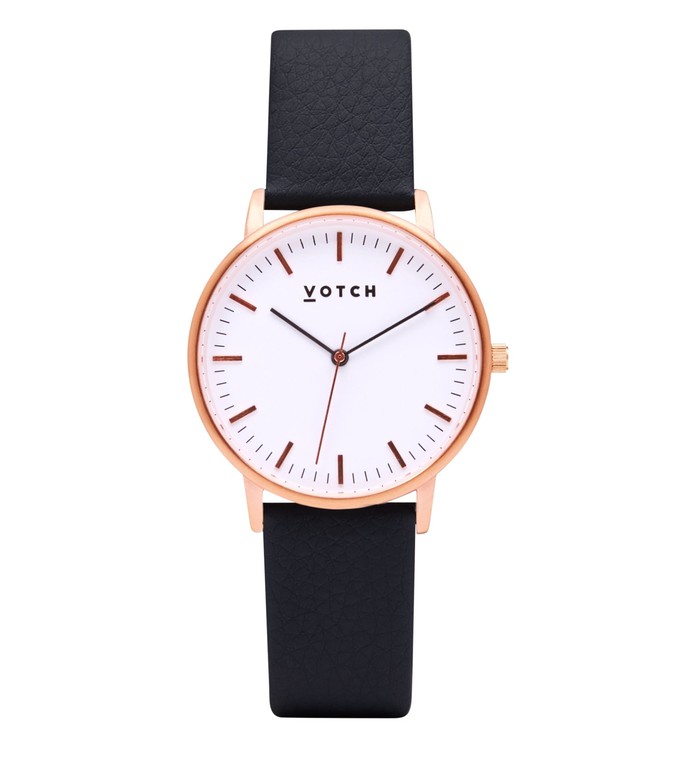 Rose Gold & Black Watch | Moment from Votch