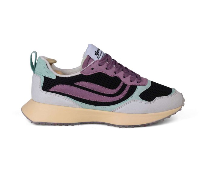 Sneaker G-Marathon Colormixitall Black/Lavender/Mint from WANDERWOOD