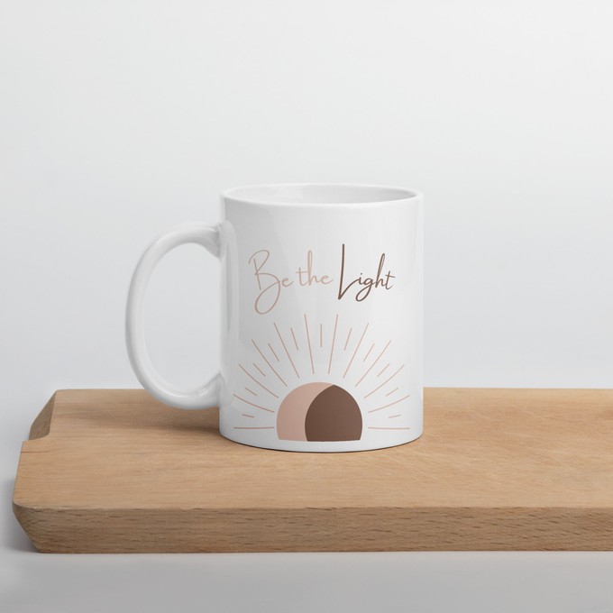 Witte Mok 'Be the Light' from WANDERWOOD