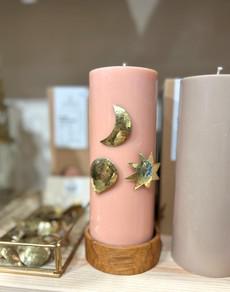 Kaarsen Pins Goud via WANDERWOOD