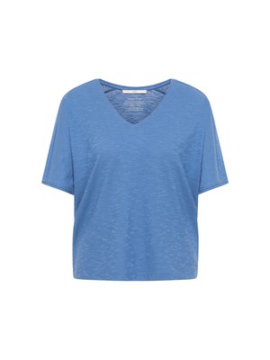 T-Shirt Blauw (GOTS) from WANDERWOOD