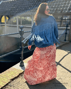 Upcycle Macrame Denim Jacket from WANDERWOOD