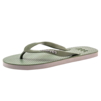Natural Rubber Flip Flop – Khaki Two Tone from Waves Flip Flops