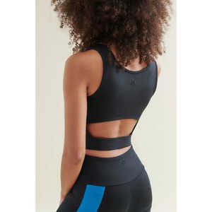 New 3/4 Crop Top - Caviar Black from Wellicious