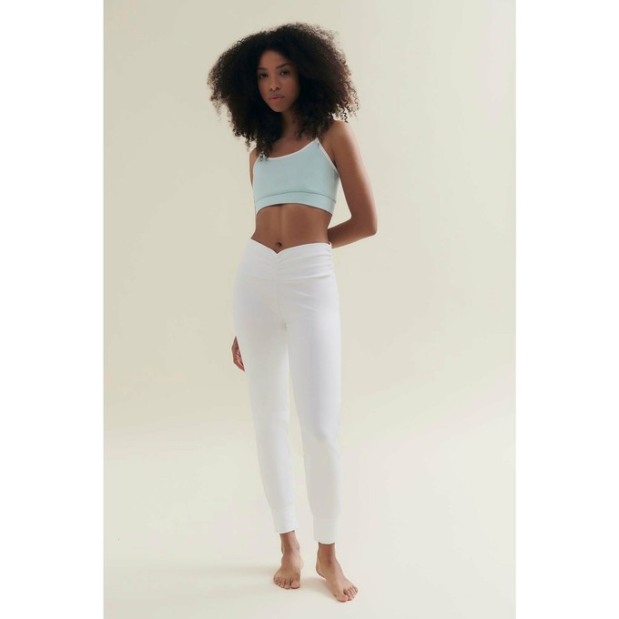 Best Yoga Pants - Diamond White from Wellicious