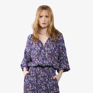 Gebloemde Blouse Isa | Elements of Freedom | Paars from WhatTheF