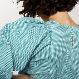 Blouse Vivienne | CharlieMary | Groen wit from WhatTheF