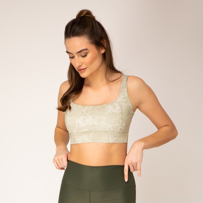 Crop Top - lotus from Woodlike Ocean