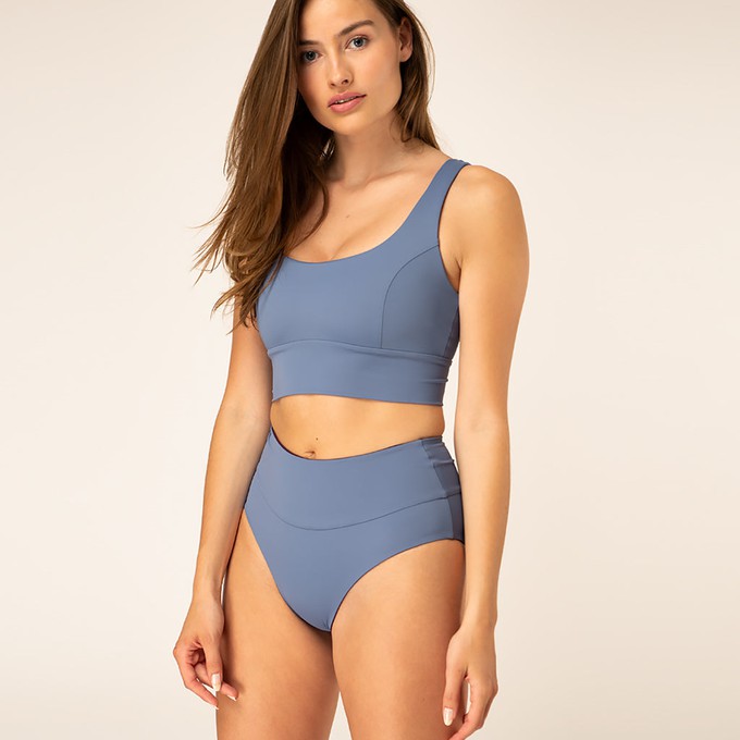 Emee High Waist - reversible ocean / orchid from Woodlike Ocean