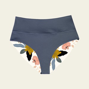 Emee High Waist - reversible ocean / orchid from Woodlike Ocean