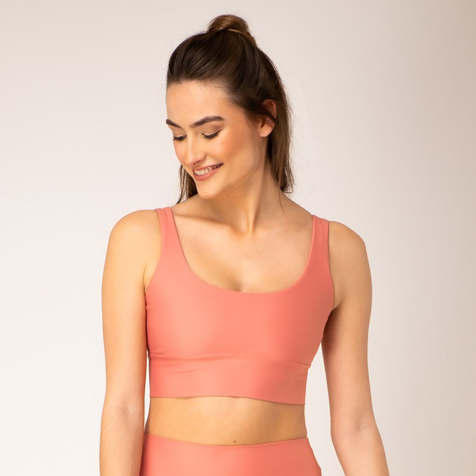 MelinaOphelia Long Active Bra - peach from Woodlike Ocean