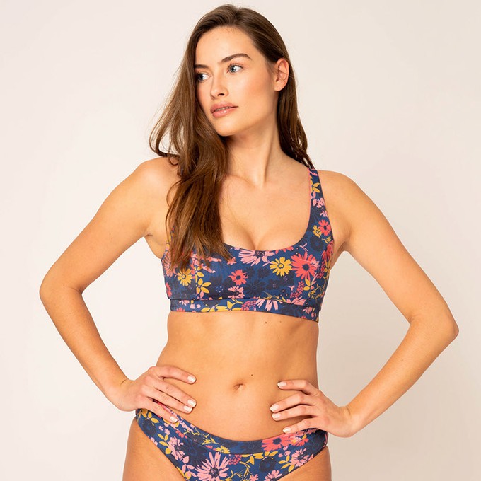 Anais Top - reversible flower / pink from Woodlike Ocean