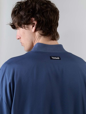 Fred Reversible Bomber Jacket zen indigo/blue from Yahmo