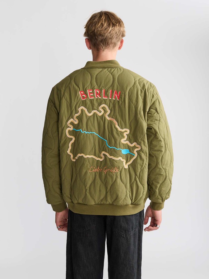 Kurt Quilted Bomber Jacket from Yahmo