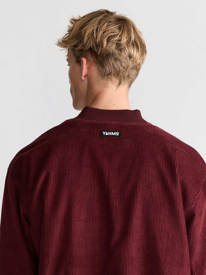 Oskar Reversible Bomber Jacket Orchid/Wine from Yahmo