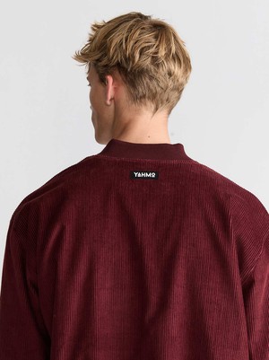 Oskar Reversible Bomber Jacket Orchid/Wine from Yahmo