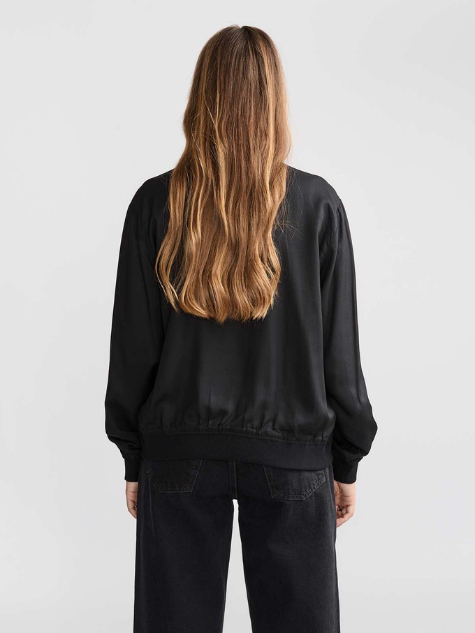 Ruth Reversible Bomber Jacket Artdeco/Black from Yahmo Ruth Reversible Bomber Jacket Artdeco/Black from Yahmo