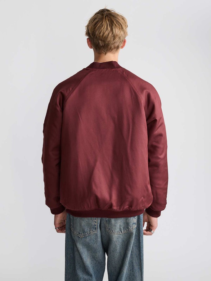 Bruno Reversible Bomber Jacket Garden/Wine from Yahmo