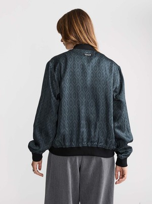 Ruth Reversible Bomber Jacket Opal/Black from Yahmo
