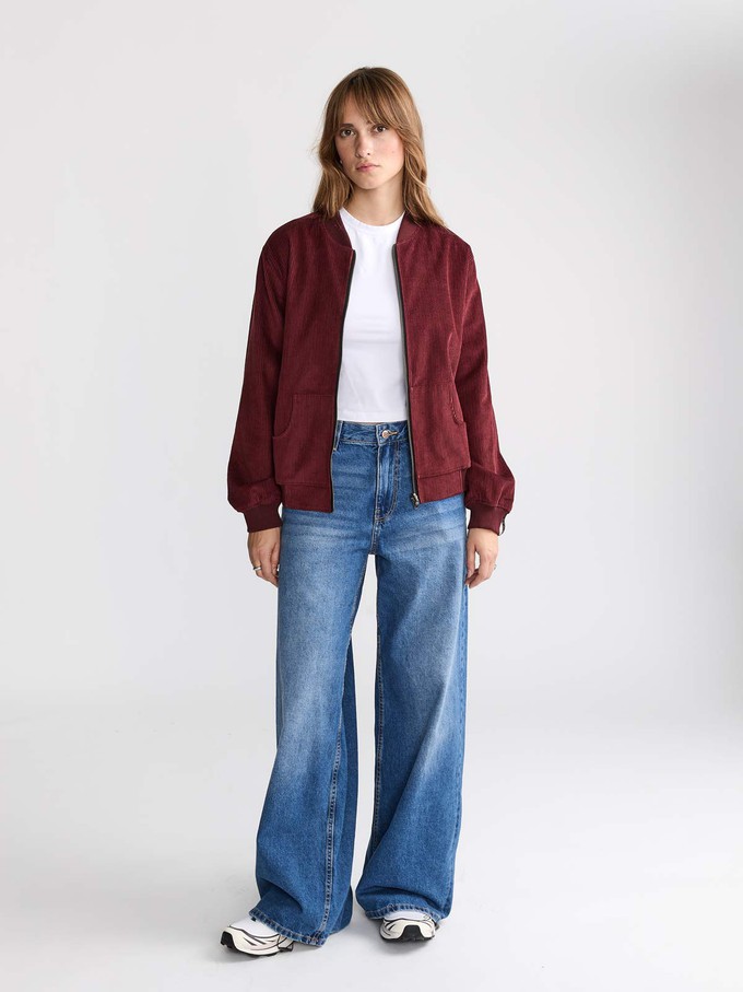 Elsa Reversible Bomber Jacket Orchid/Wine from Yahmo