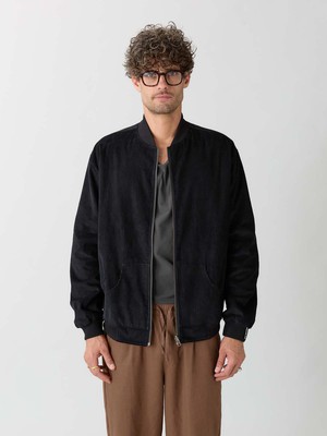 Oskar Reversible Bomber Jacket metropolis/black from Yahmo