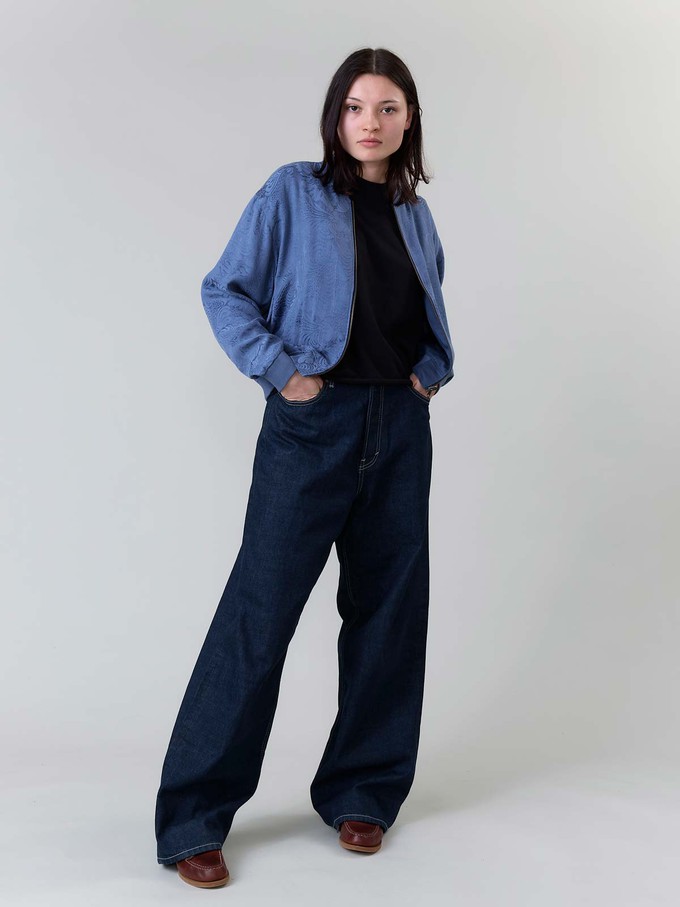 Lene Reversible Bomber Jacket zen indigo/blue from Yahmo