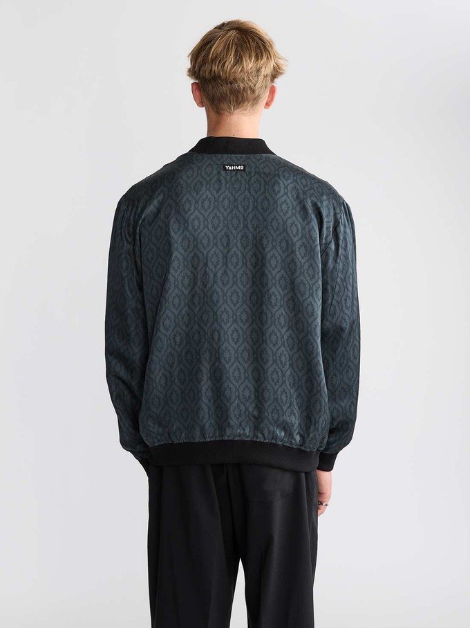 Laslo Reversible Bomber Jacket Opal/Black from Yahmo