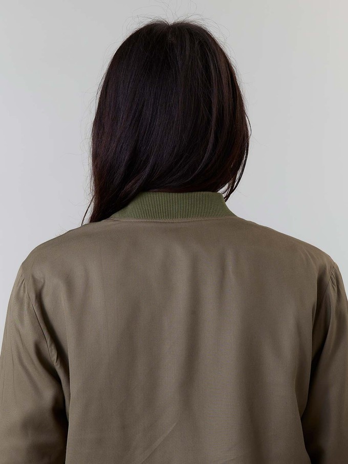 Ruth Reversible Bomber Jacket daydream/olive from Yahmo