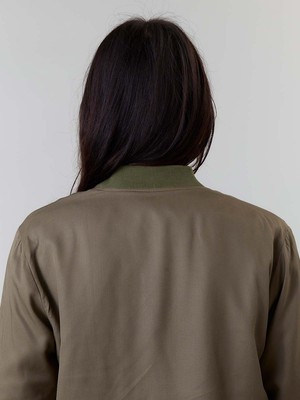 Ruth Reversible Bomber Jacket daydream/olive from Yahmo