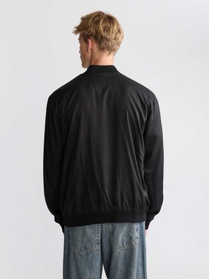 Laslo Reversible Bomber Jacket Eclipse/Black from Yahmo