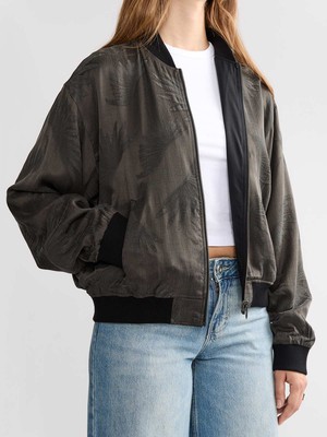 Lene Reversible Bomber Jacket Onyx/Black from Yahmo
