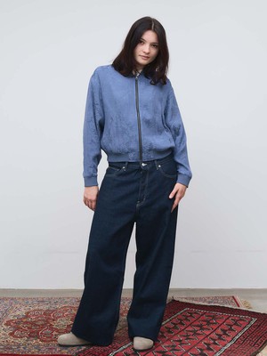 Lene Reversible Bomber Jacket zen indigo/blue from Yahmo