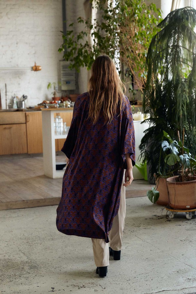 moka Better-Than-Silk Kimono from Yahmo