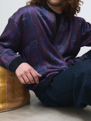 Fred Reversible Bomber Jacket orchid/black from Yahmo