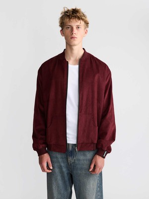 Oskar Reversible Bomber Jacket Orchid/Wine from Yahmo
