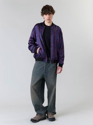Fred Reversible Bomber Jacket orchid/black from Yahmo