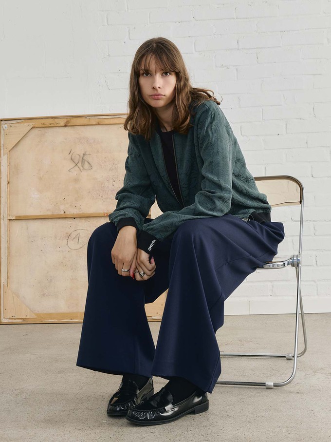 Ruth Reversible Bomber Jacket Eclipse/Black from Yahmo