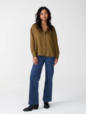 Mona Shirt brown from Yahmo