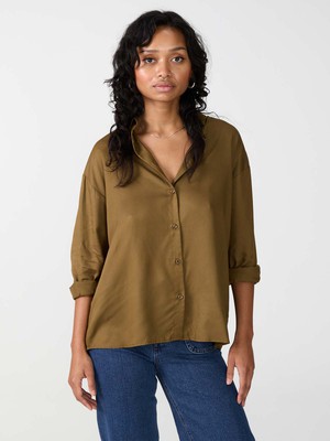 Mona Shirt brown from Yahmo