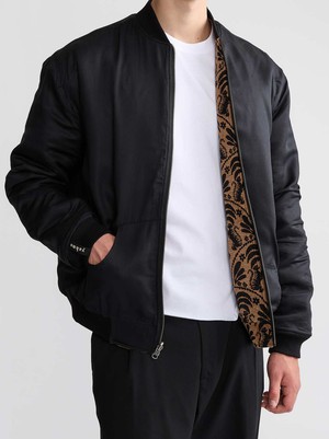 Siggi Reversible Bomber Jacket Palm/Black from Yahmo