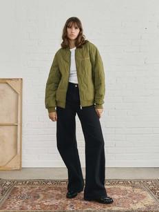 Trudi Quilted Bomber Jacket via Yahmo