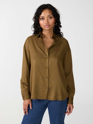 Mona Shirt brown from Yahmo