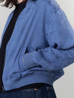 Lene Reversible Bomber Jacket zen indigo/blue from Yahmo