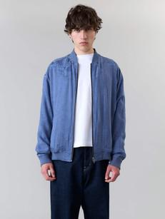 Fred Reversible Bomber Jacket zen indigo/blue via Yahmo