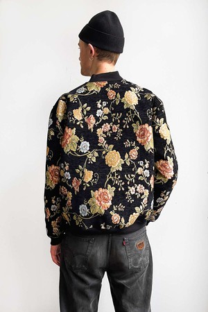 antique/black Reversible Sofa Bomber from Yahmo