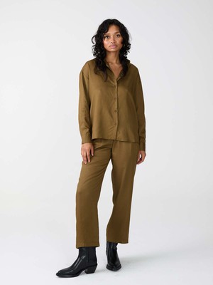 Hilde Pants brown from Yahmo